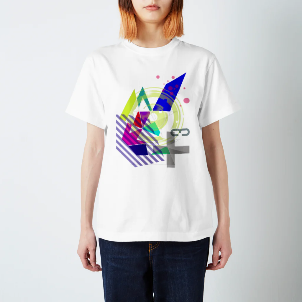 indigo_indigoのmaze-Tshirt Regular Fit T-Shirt