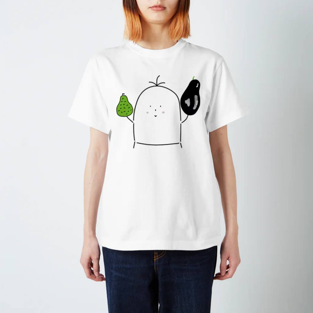 kenyu_avocadoのけんゆーの国産アボカドTシャツ#2 スタンダードTシャツ