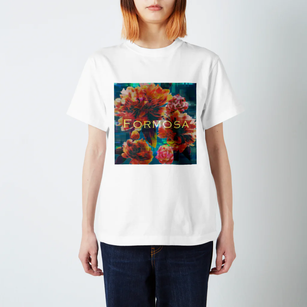 福陀落海灣公司の台湾花布 Regular Fit T-Shirt