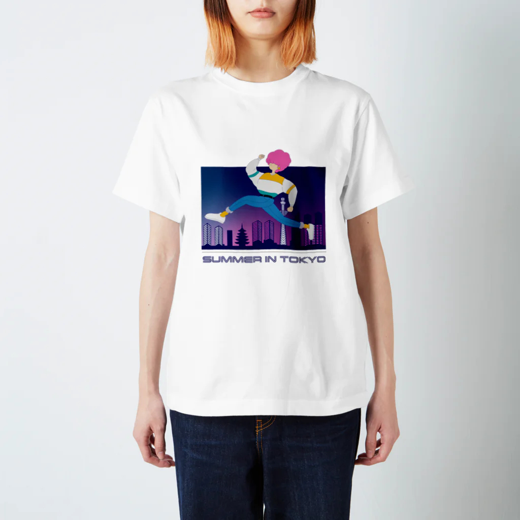 SUMMERのSUMMER IN TOKYO Night ver スタンダードTシャツ