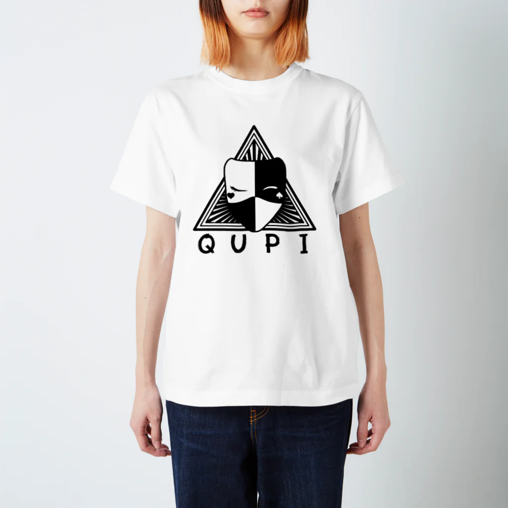 Q.U.P.IのQUPI BIG MASK スタンダードTシャツ