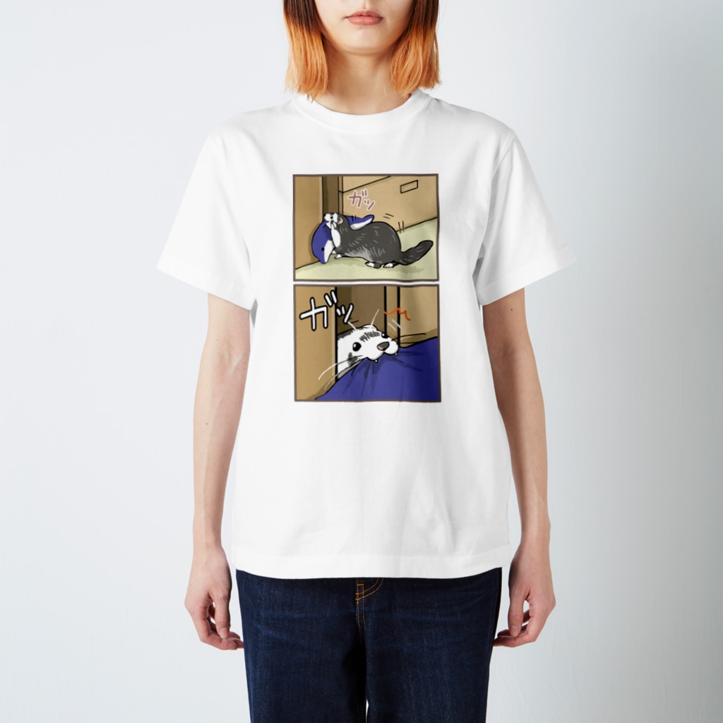 M&Bworksたかむらすずなのフェレットコミック「想定外」 Regular Fit T-Shirt