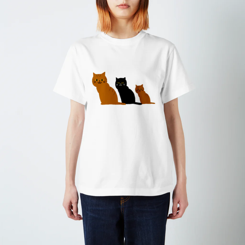 もちぱっちの猫ねこネコ スタンダードTシャツ