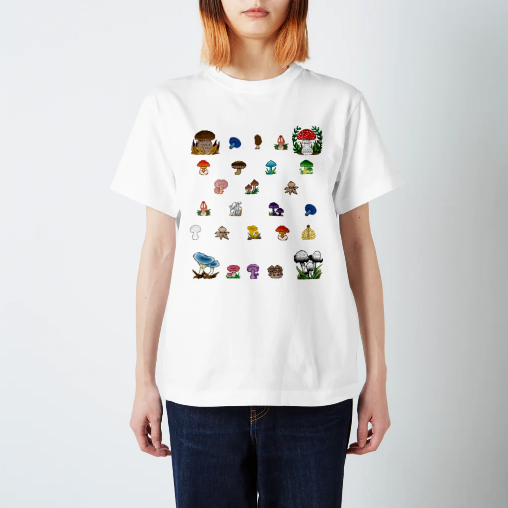 Shima.shimaのDot Mushroom ドットきのこＴ スタンダードTシャツ