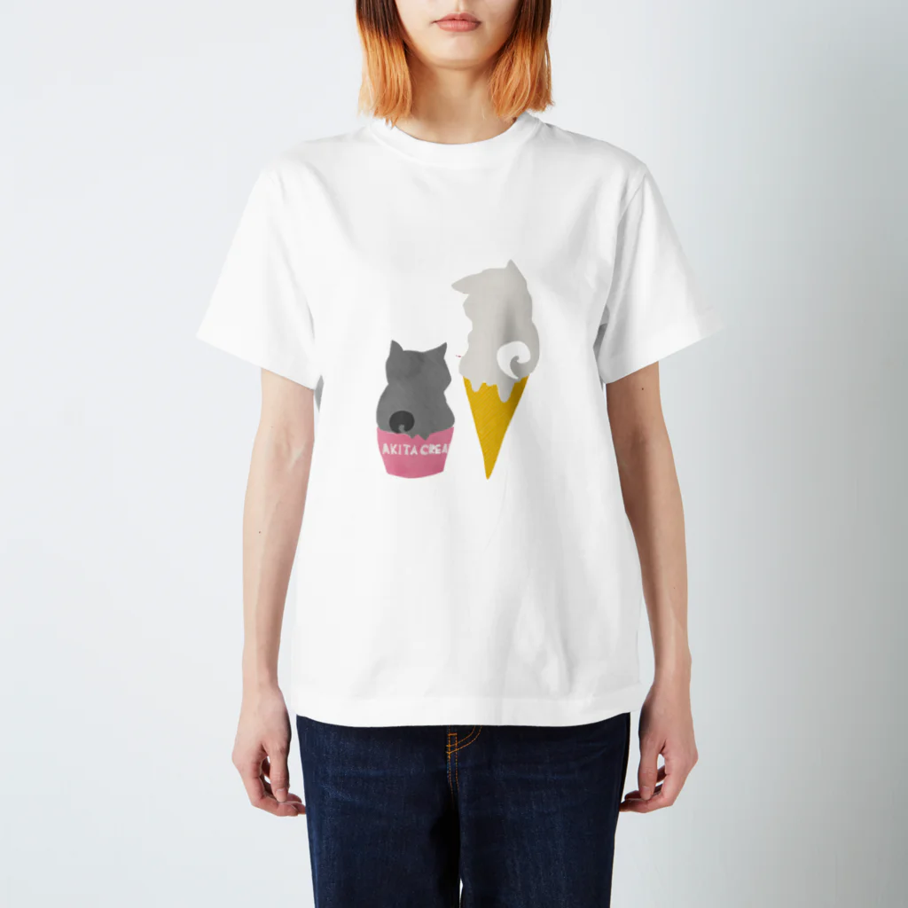 丹沢講房のakita cream スタンダードTシャツ