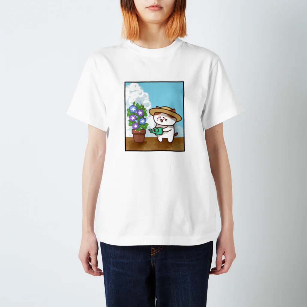  とろろんのあさがお日記 スタンダードTシャツ