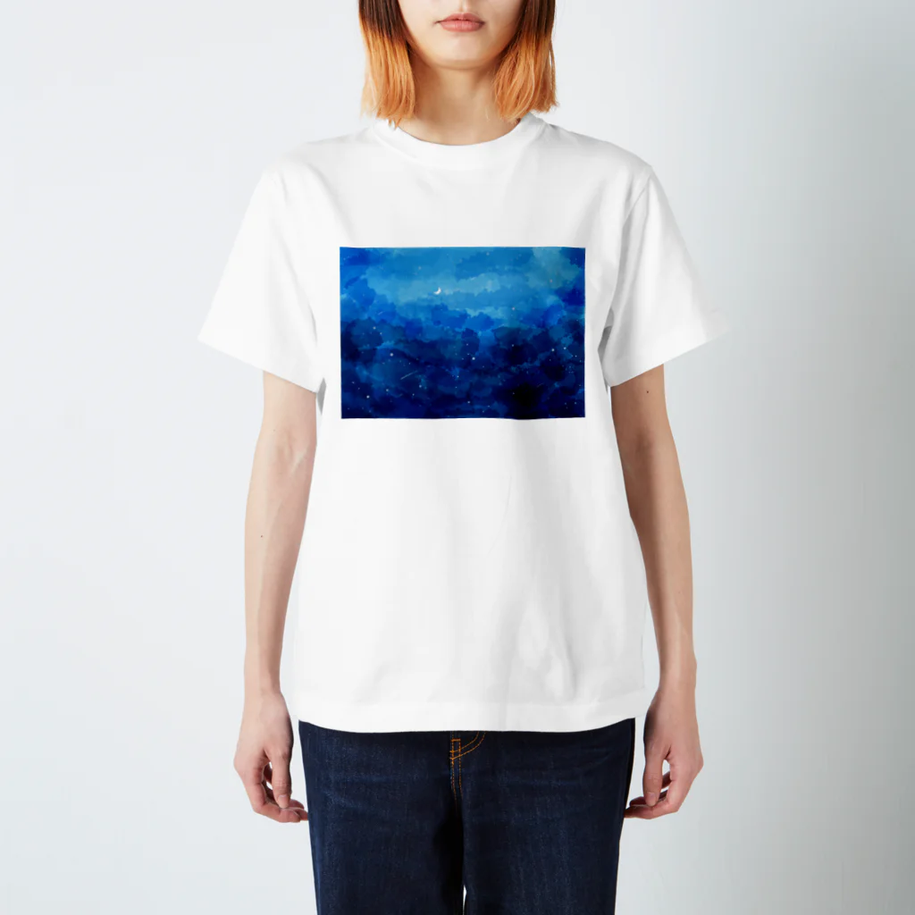 唯野よるの星空 Regular Fit T-Shirt