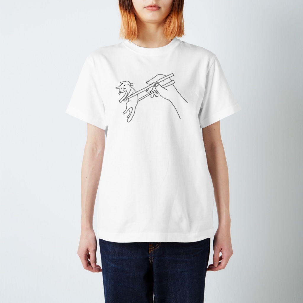 LONESOME TYPEの摘ネコ（白日） Regular Fit T-Shirt