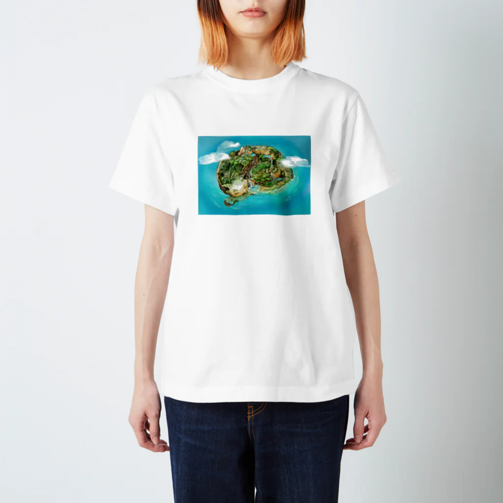 MessyChanの眠る猫の島 スタンダードTシャツ