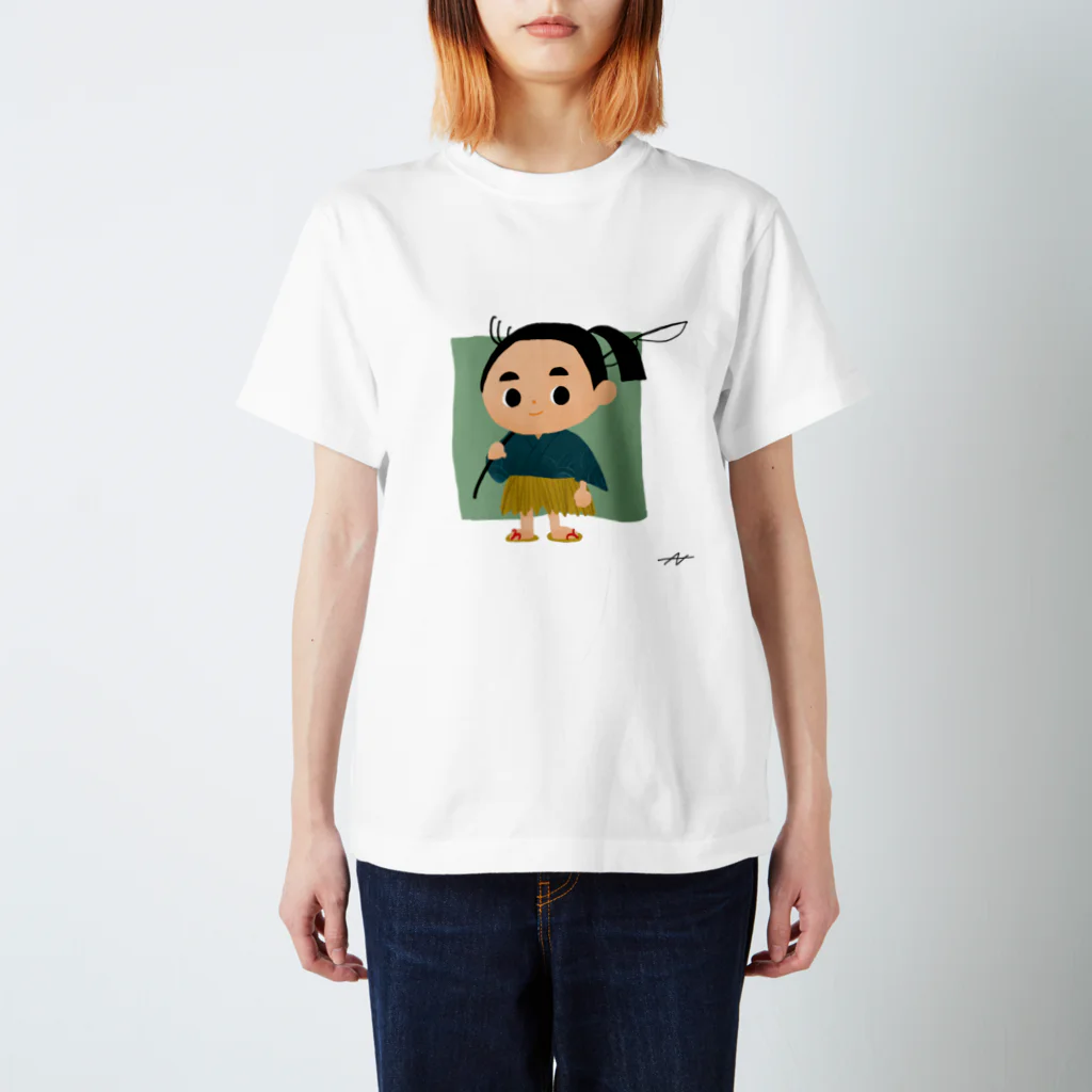 アカサコナルミのウラシマタロスケ スタンダードTシャツ