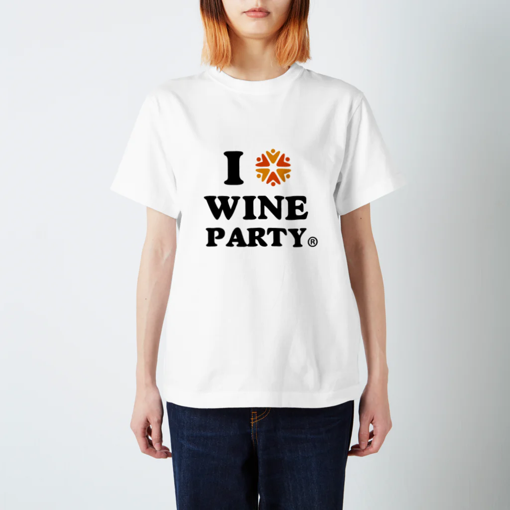 wine-partyのI love wine party スタンダードTシャツ