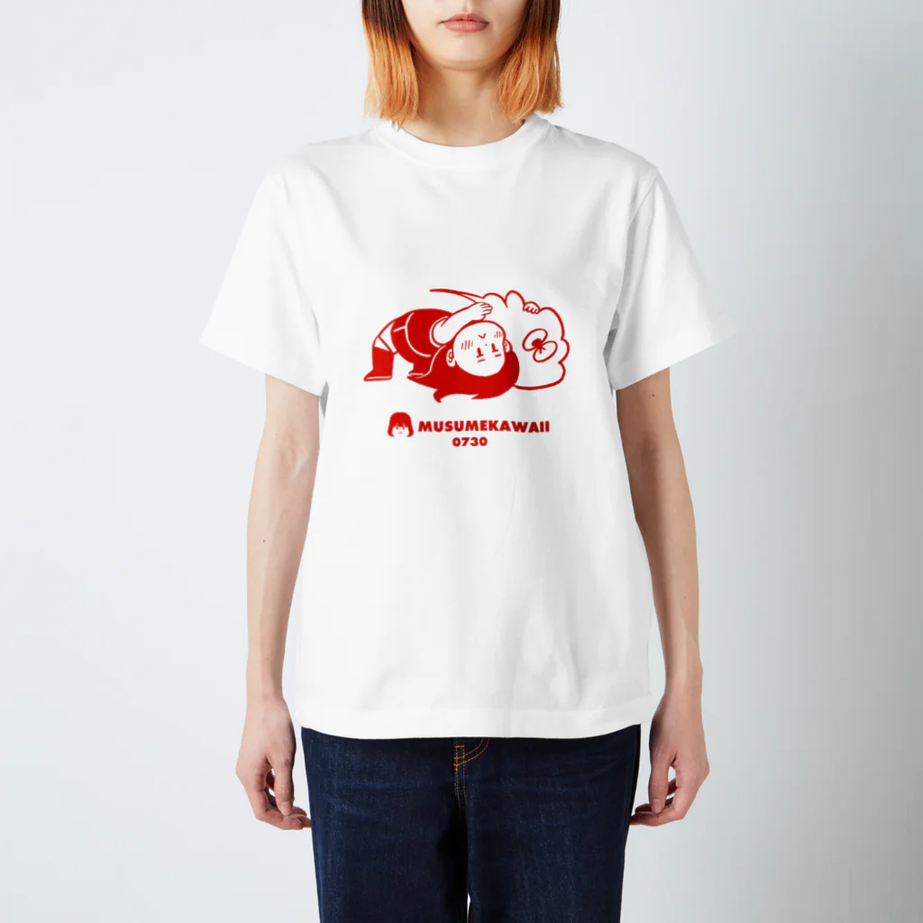 MUSUMEKAWAIIの0730プロレス記念日 スタンダードTシャツ