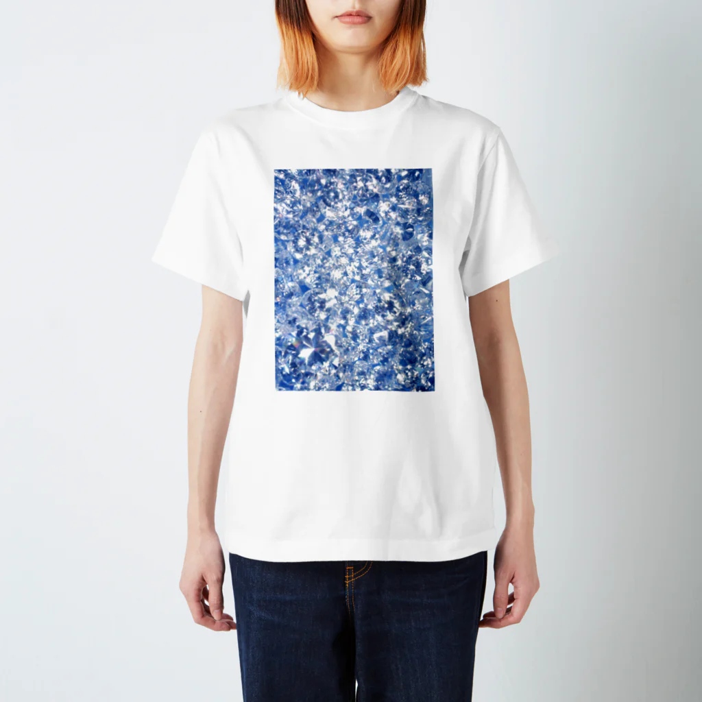 森林木太郎のキラキラ001(ブルー) スタンダードTシャツ