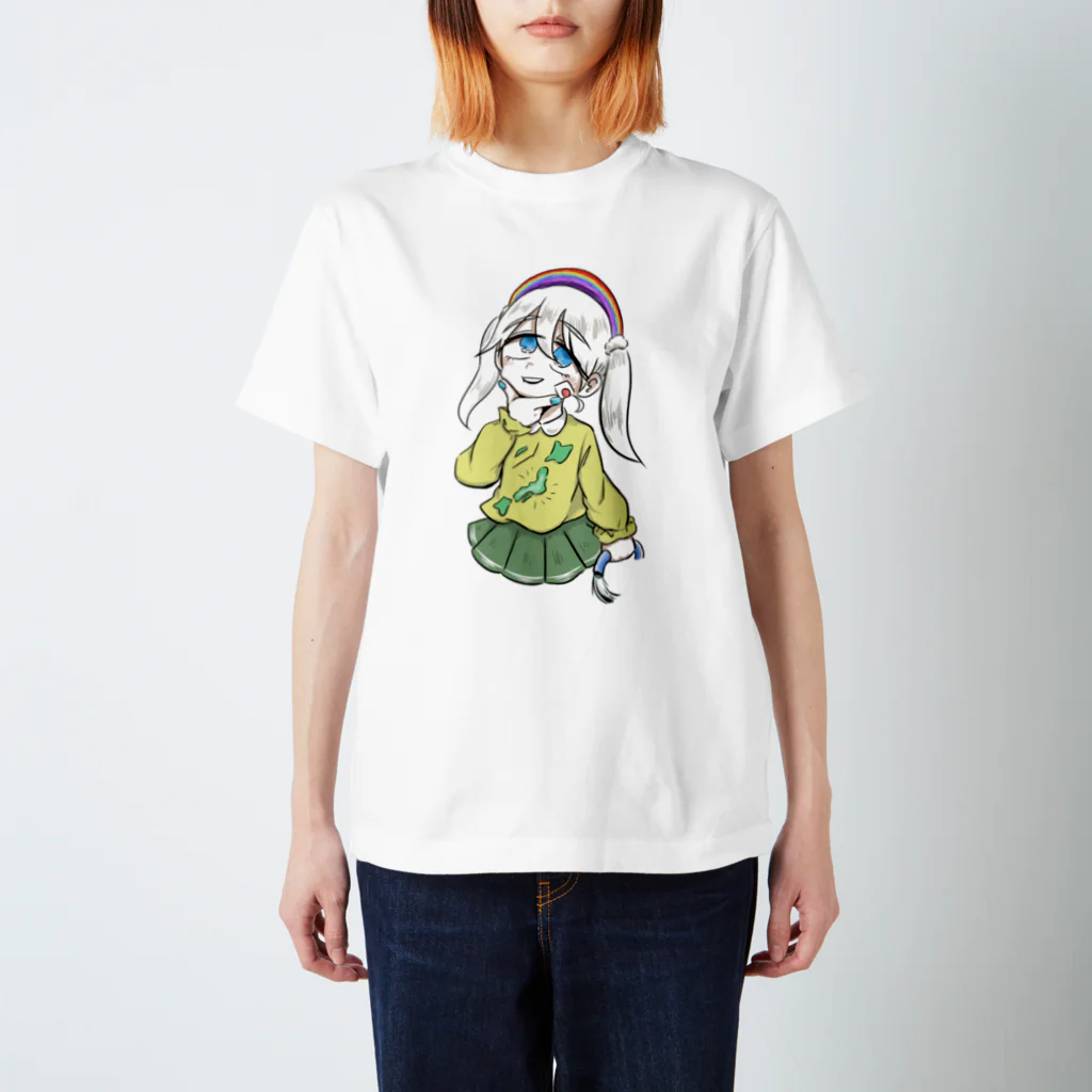 たましいの日本の天気ちゃん スタンダードTシャツ