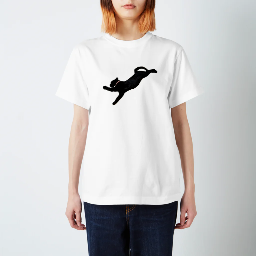 plitzの黒猫ぽっちゃん2 Regular Fit T-Shirt