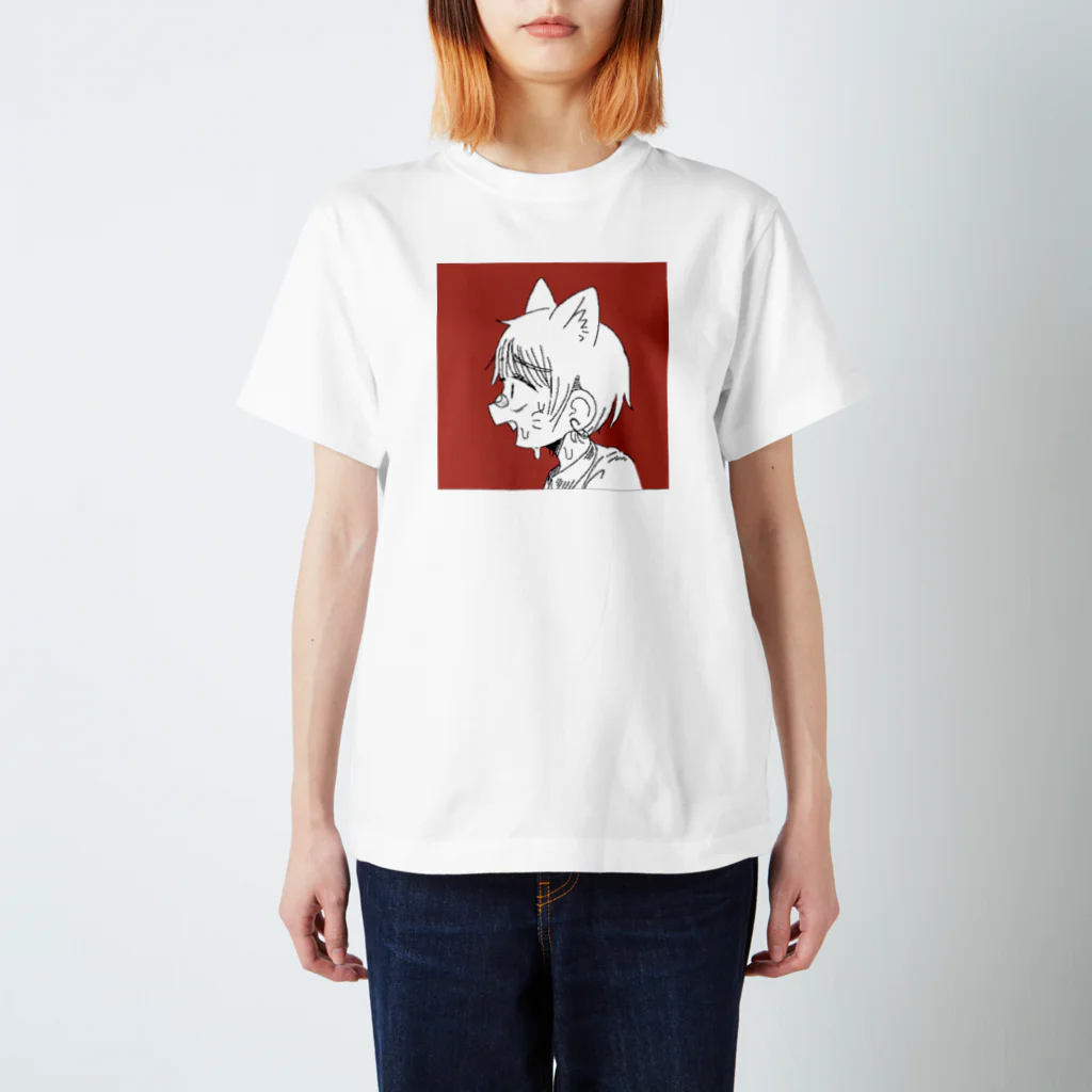 たましいのニャーンくん Regular Fit T-Shirt