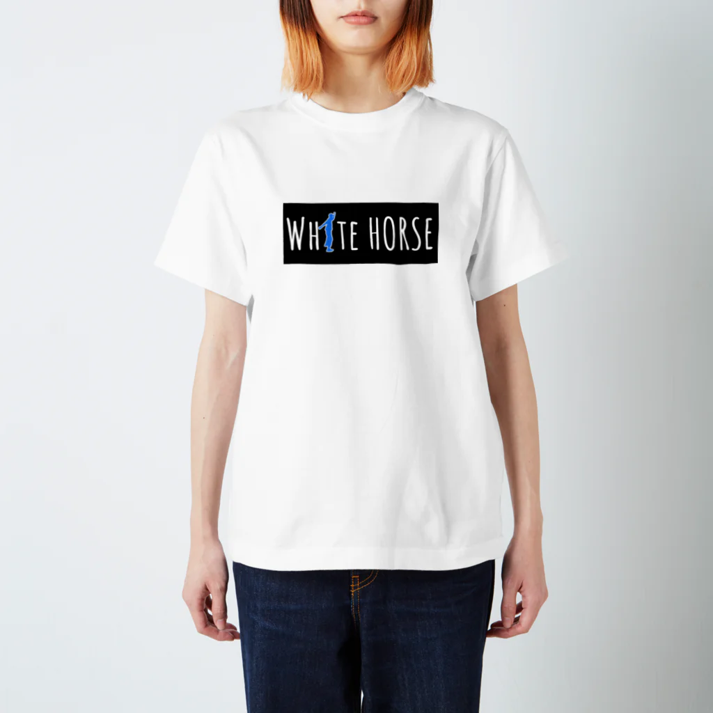 him (松本大夢)のダサいガッツポーズシリーズ(WHITE HORSE) Regular Fit T-Shirt