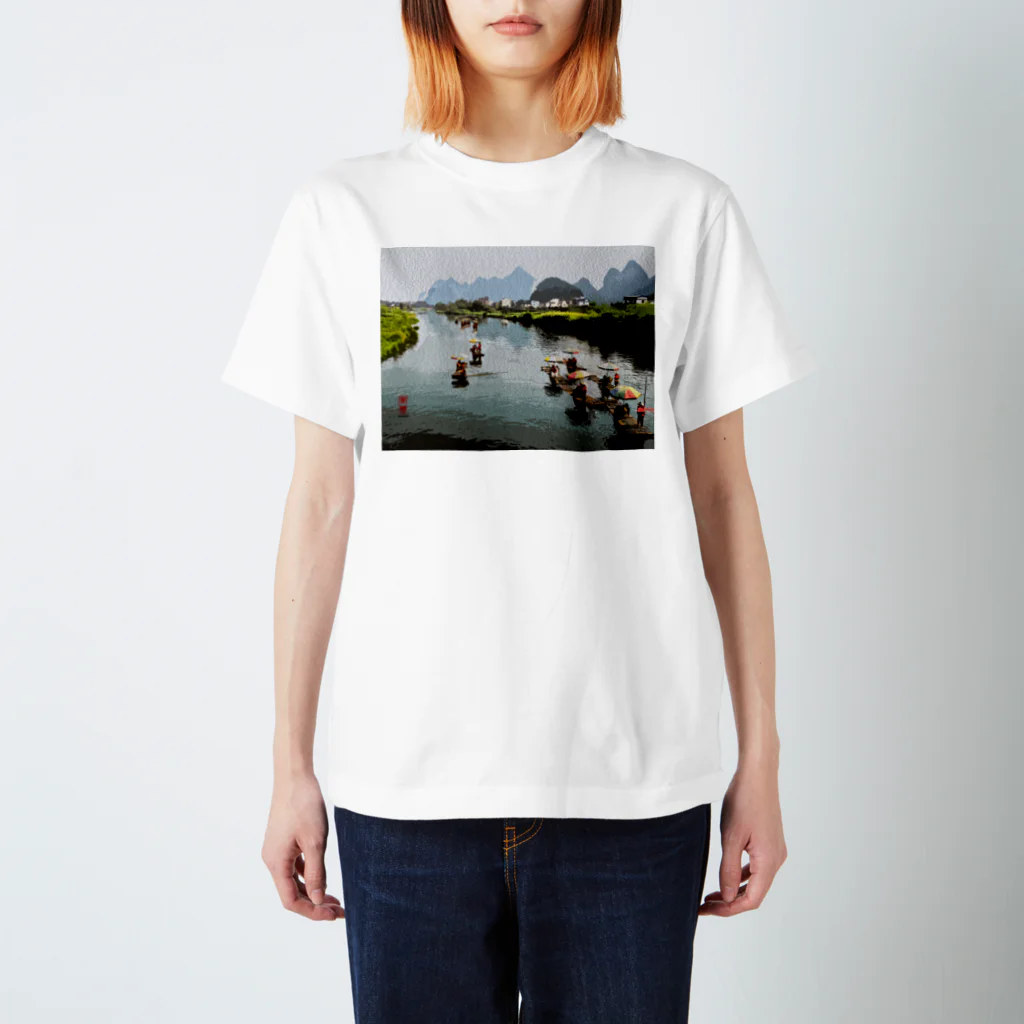 【萬惠】wanhuiの遭龍河川下り Regular Fit T-Shirt