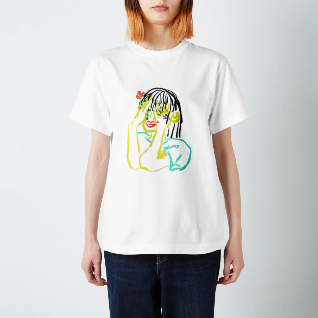 青色ピーナッツの洗顔 Regular Fit T-Shirt