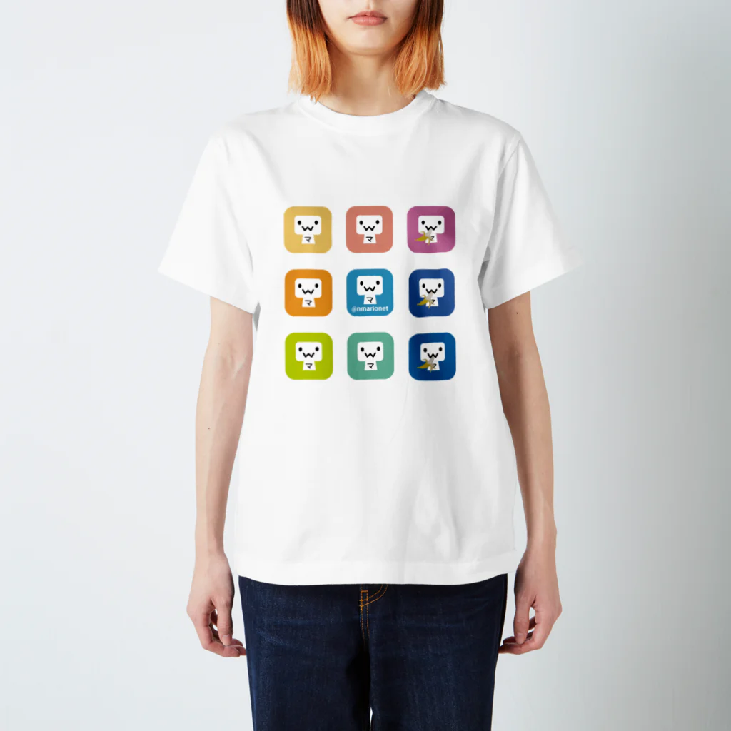 【公式】マリオネット（熊本のパソコンスクール）🤖のカラフルマリオくんTシャツ Regular Fit T-Shirt