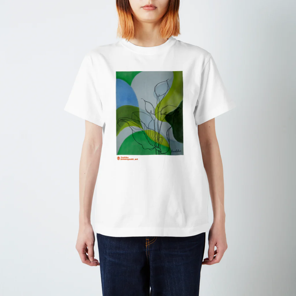 まるよし絵画教室のカラー　淡色 スタンダードTシャツ