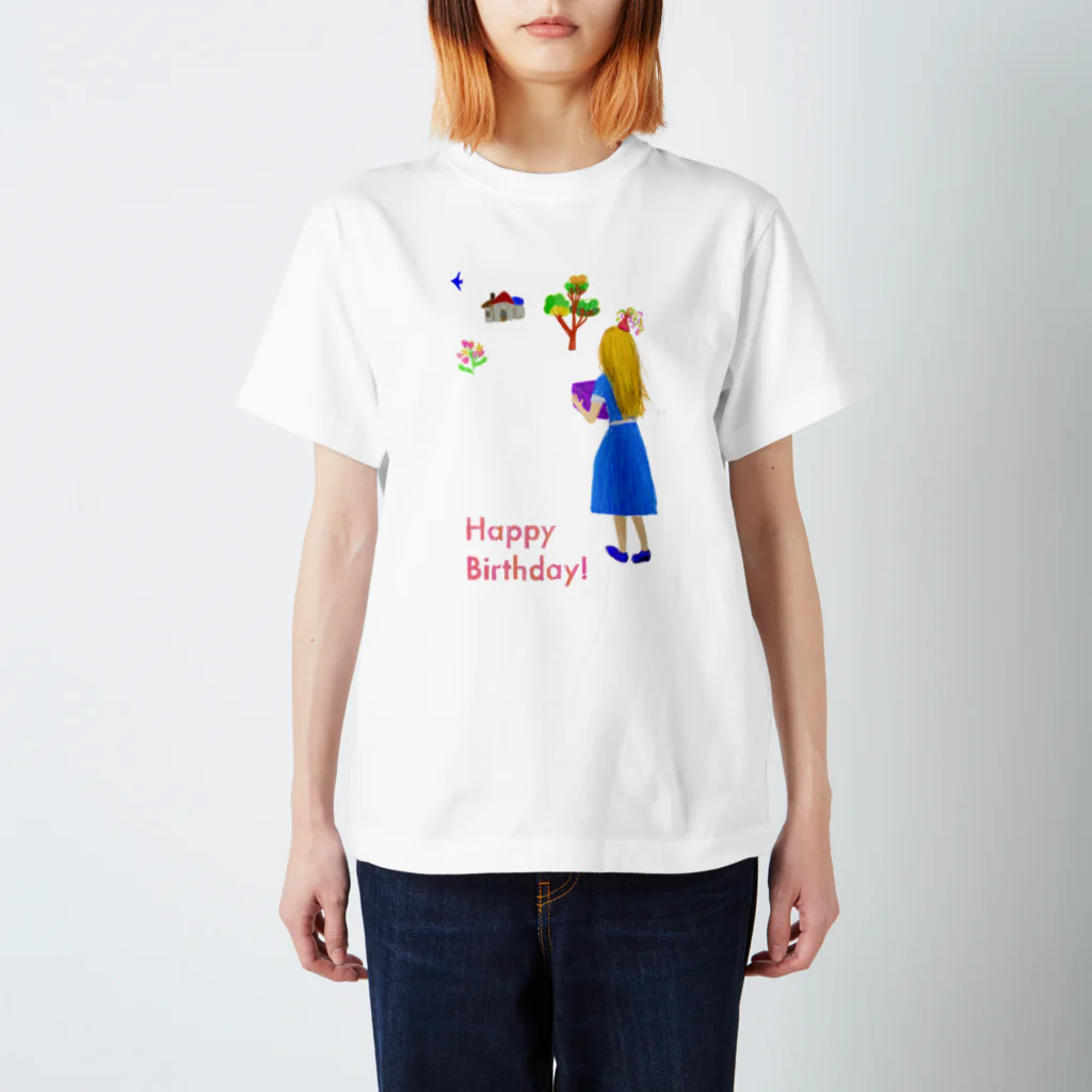 小川賀子のハッピーバースデー Regular Fit T-Shirt