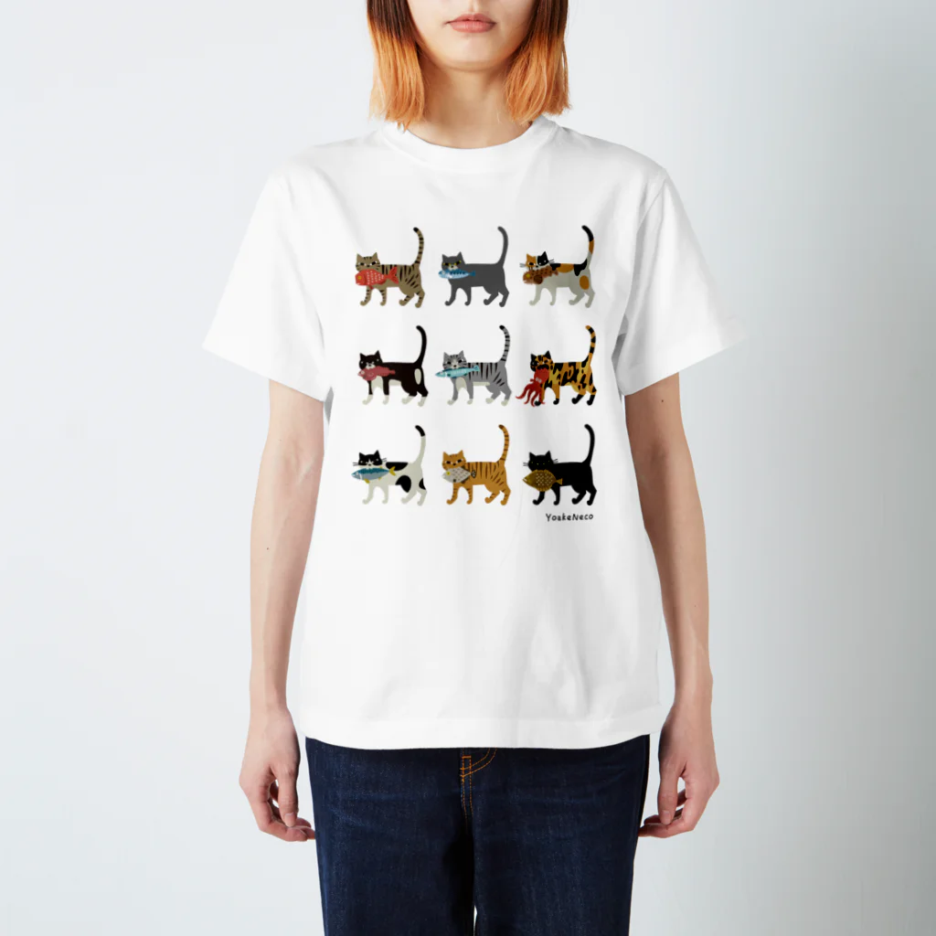 YoakeNecoのよあけねこ　集合 Regular Fit T-Shirt