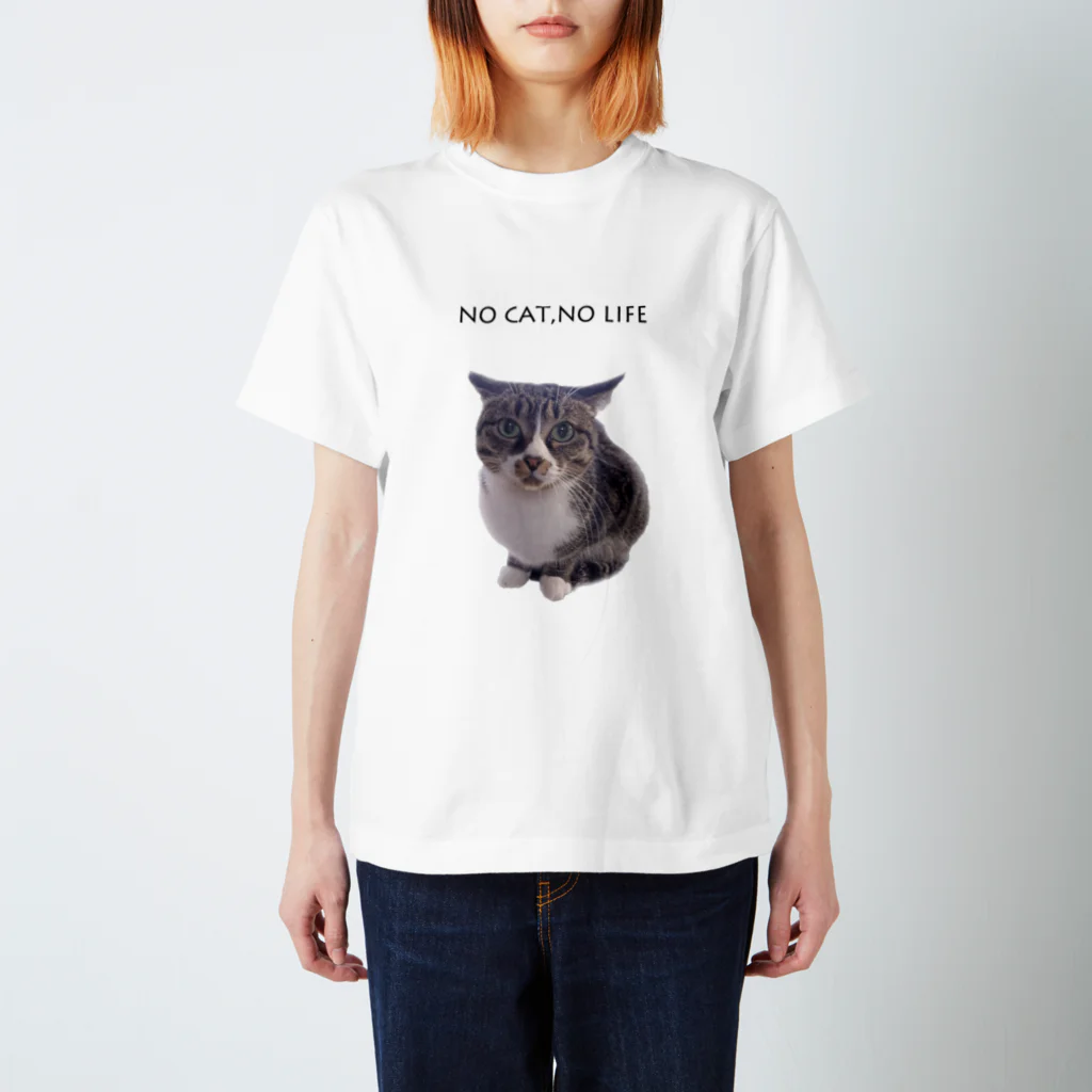 siesta.jewelryのNO CAT,NO LIFE2 Regular Fit T-Shirt