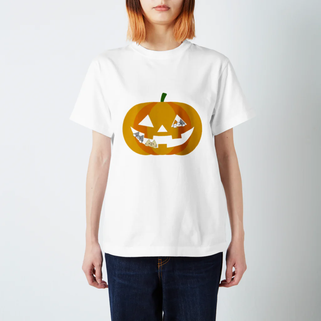 めいぷるのかぼちゃにゃ Regular Fit T-Shirt