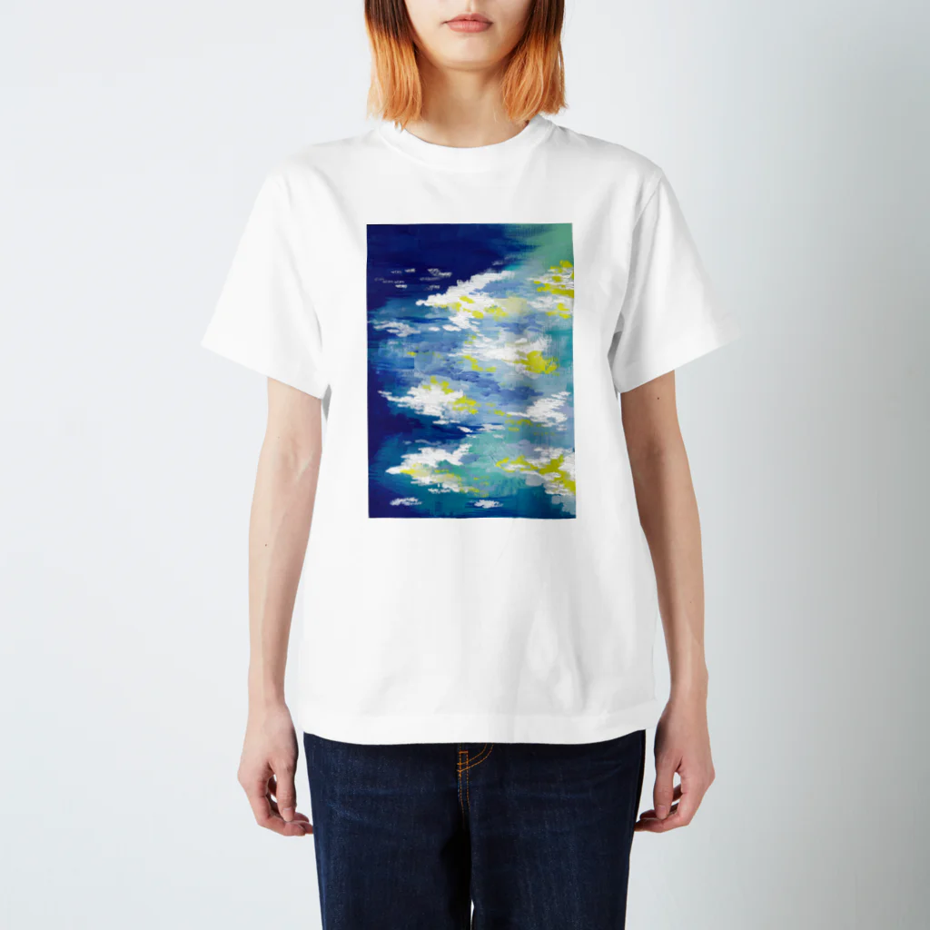 sketchbook shopの青の淵 Regular Fit T-Shirt