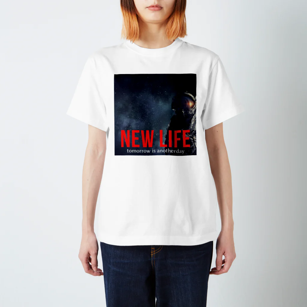 【 NEW LIFE 】online shopの宇宙 Regular Fit T-Shirt