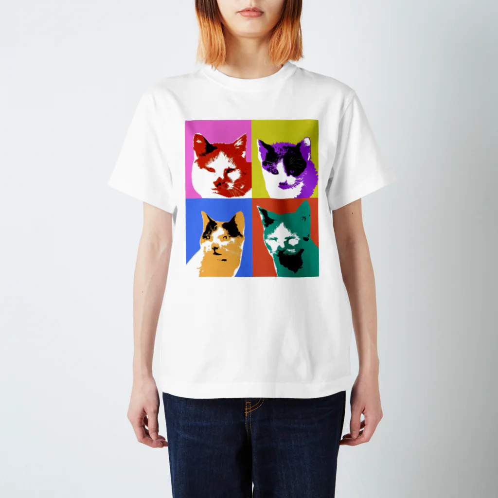ともさんかくのお店のAndy’s cat Regular Fit T-Shirt