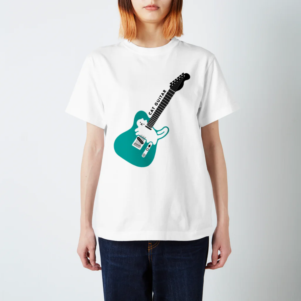 shimizu storeのCAT GUITAR Regular Fit T-Shirt