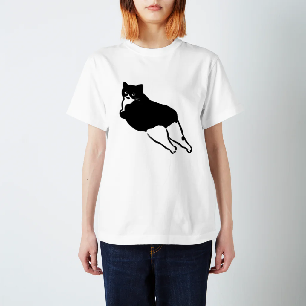 ぺろぺろぺろぺろ【せいこせんせい】のミニスカ猫まる【せいこせんせい】 スタンダードTシャツ