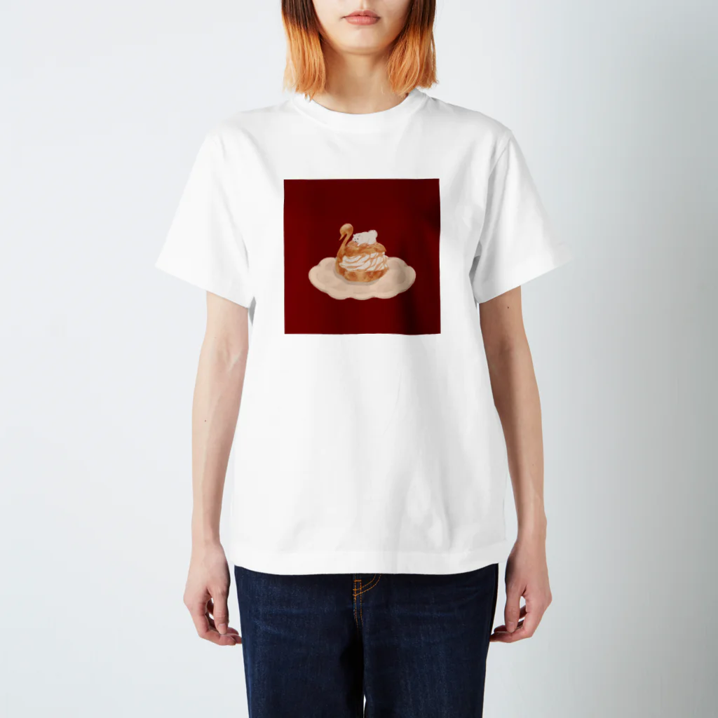 in the eyesの旅する日本スピッツのスワンシュークリーム Regular Fit T-Shirt