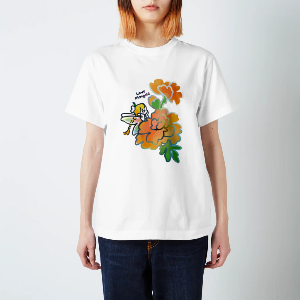 おはぎ屋の妖精とマリーゴールド Regular Fit T-Shirt