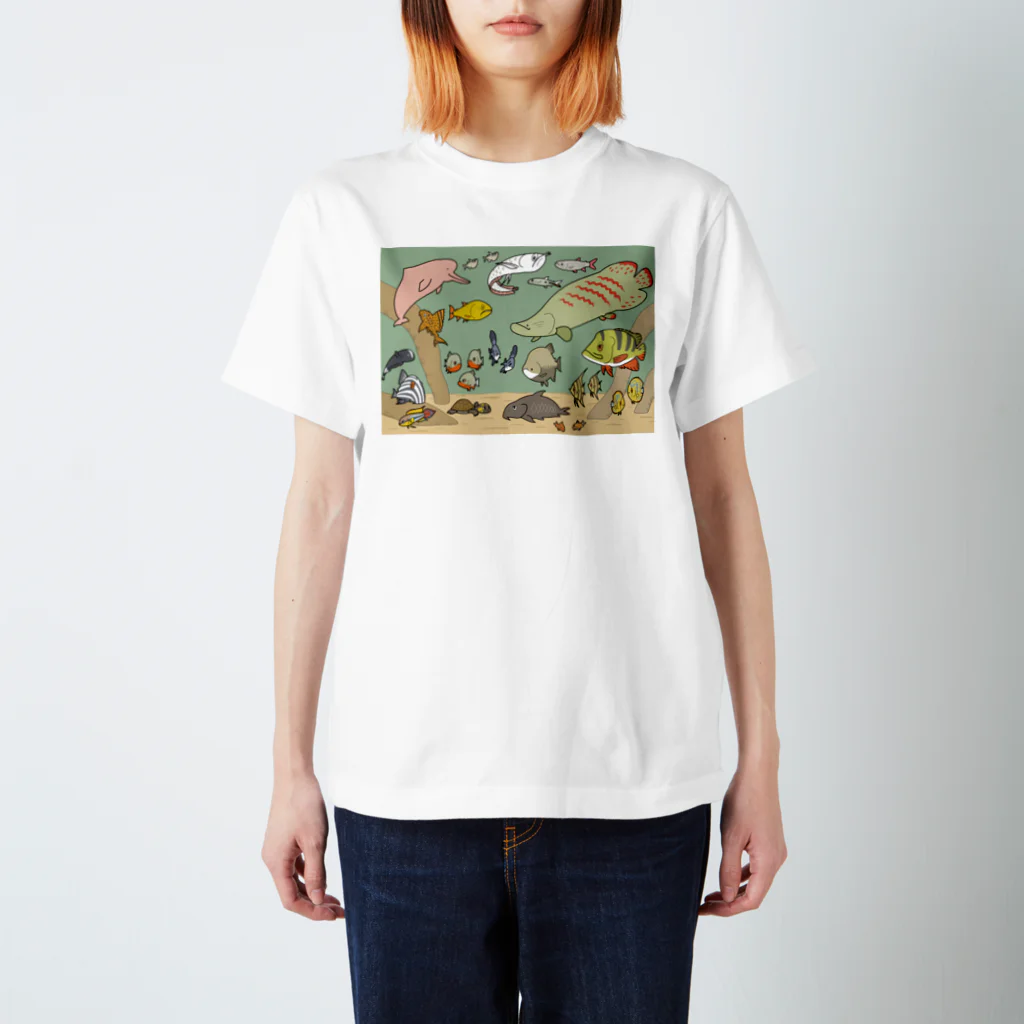 幻想水系branch　byいずもり・ようのAMAZONIA Regular Fit T-Shirt