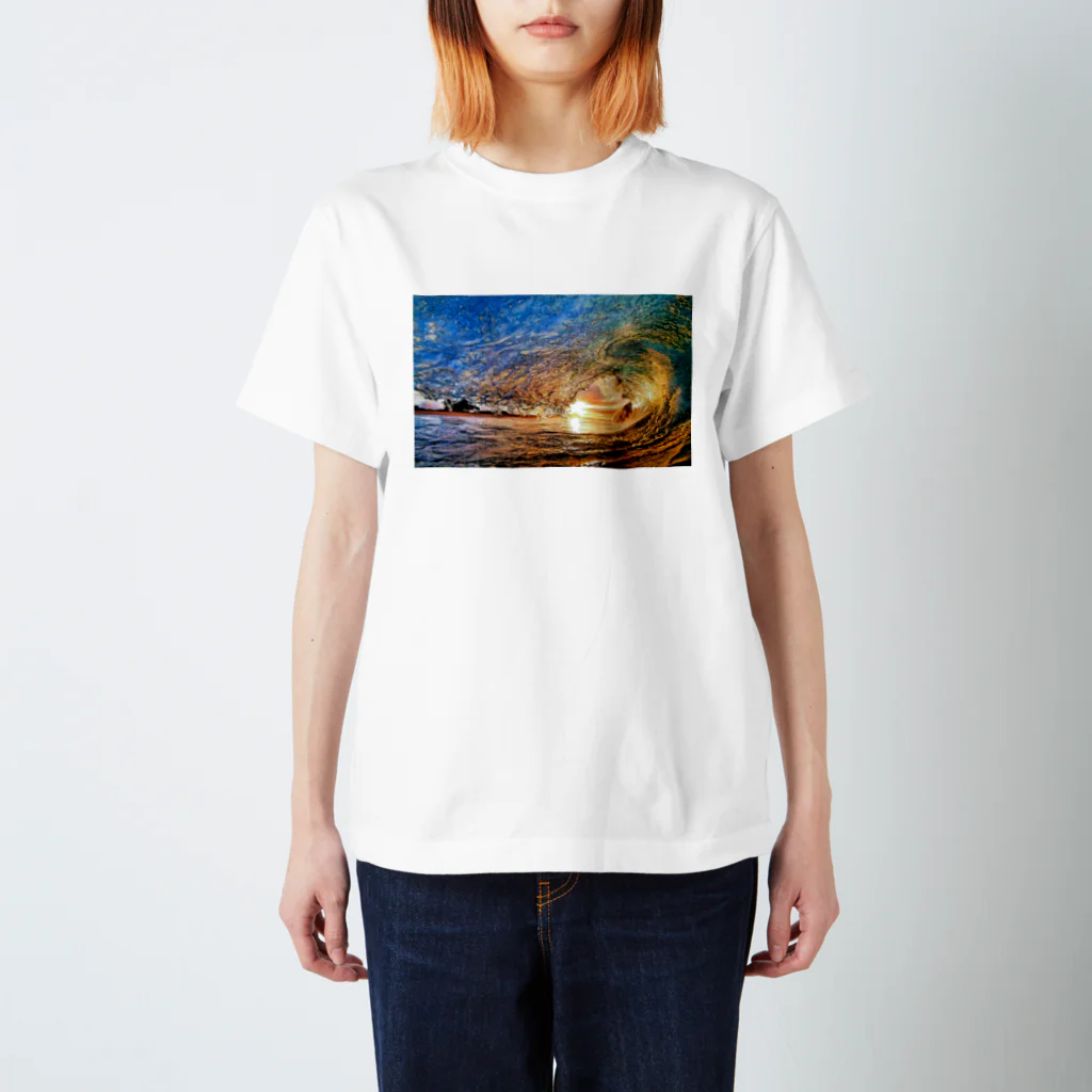 まんまるのどこの海？ スタンダードTシャツ