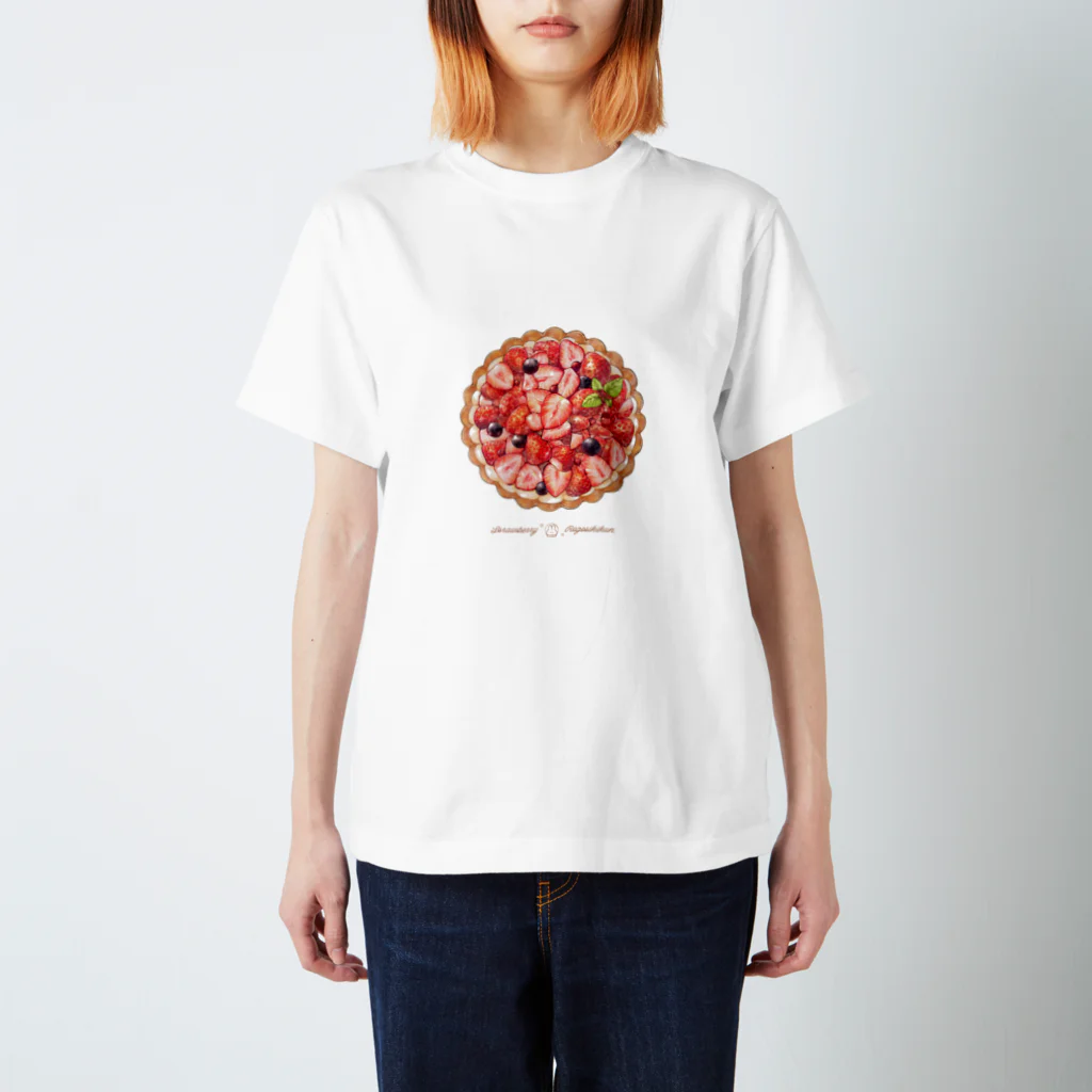 鴉雀ぴろ式‐Ajaku pirosiki-のイチゴタルト Regular Fit T-Shirt