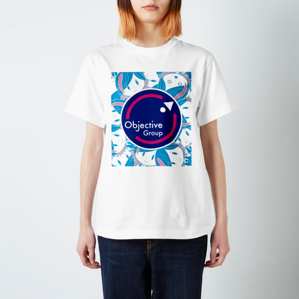 オブジェクティブグループ【公式】-しり森のオブちゃん大集合！ スタンダードTシャツ