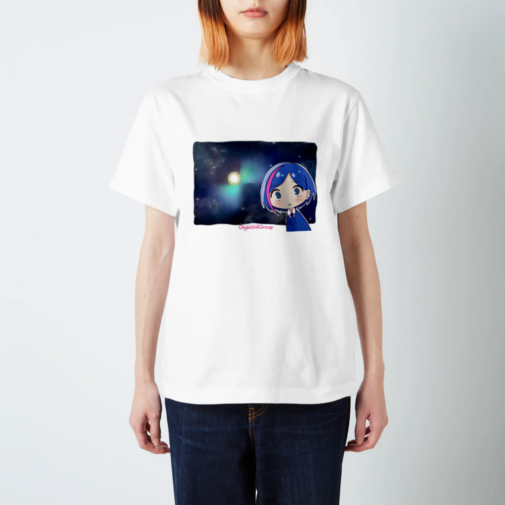 オブジェクティブグループ【公式】-しり森の宇宙オブちゃん Regular Fit T-Shirt