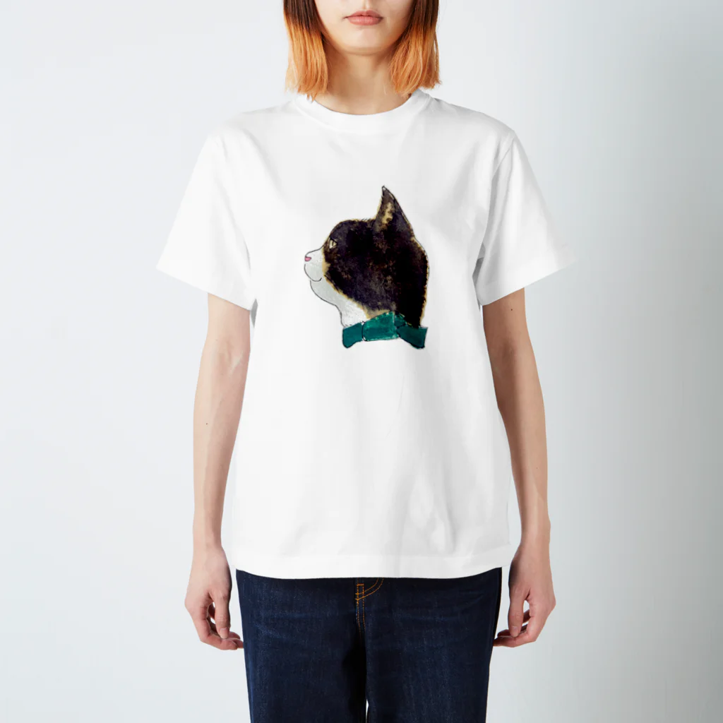 がちPA　秋田♡の結びこんぶ猫 Regular Fit T-Shirt