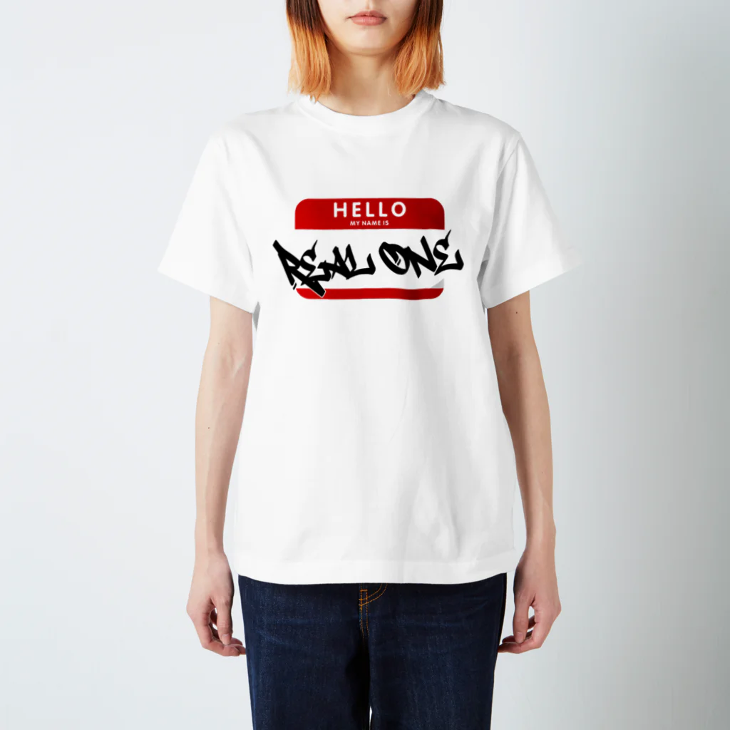 Real OneのHello my name is Regular Fit T-Shirt