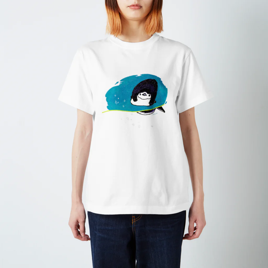 rakkosoda / コマイのペンギンの水槽 スタンダードTシャツ