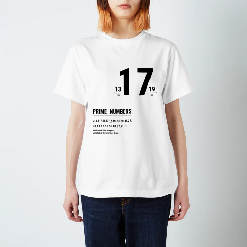 TOPECONHEROESの素数デザイン Regular Fit T-Shirt
