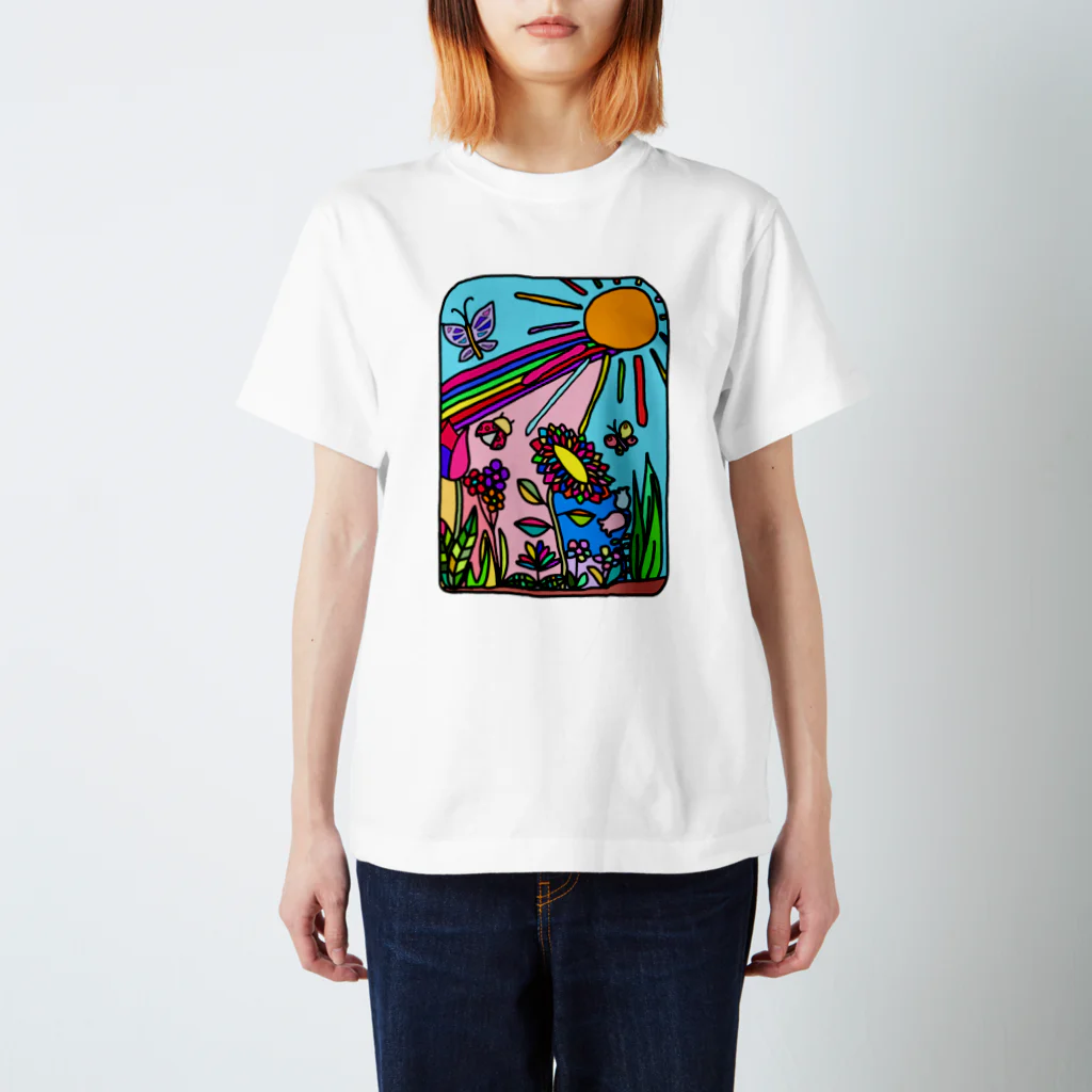 空風屋のお花畑 Regular Fit T-Shirt