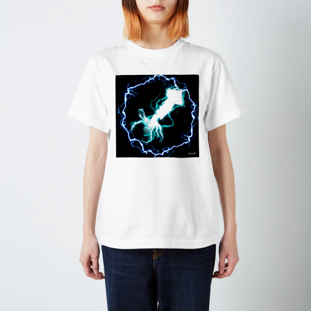 FUJIOKA FACTORYのthunder_squid スタンダードTシャツ