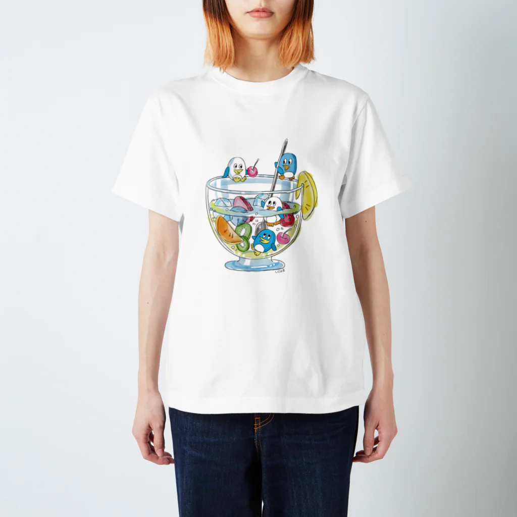 しじょるのペンギンとフルーツサワー Regular Fit T-Shirt