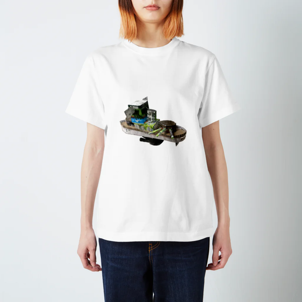 もりもりの手作り戦艦　大和風 スタンダードTシャツ