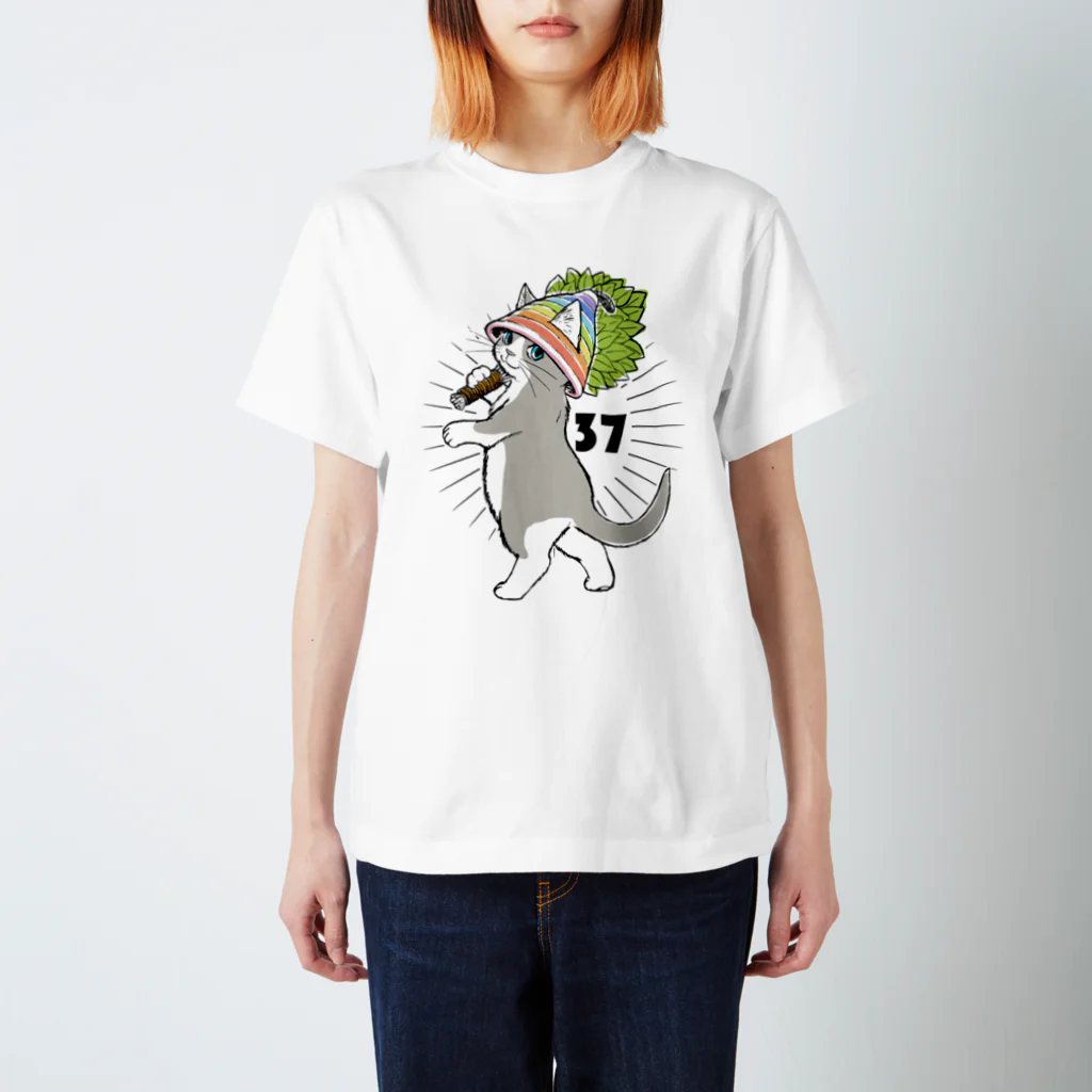 水マキオの37 「サウナ」 スタンダードTシャツ